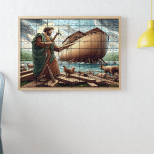 Affiche L’arche de Noé Le travail de foi