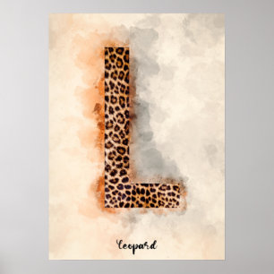 Affiche L est pour Leopard