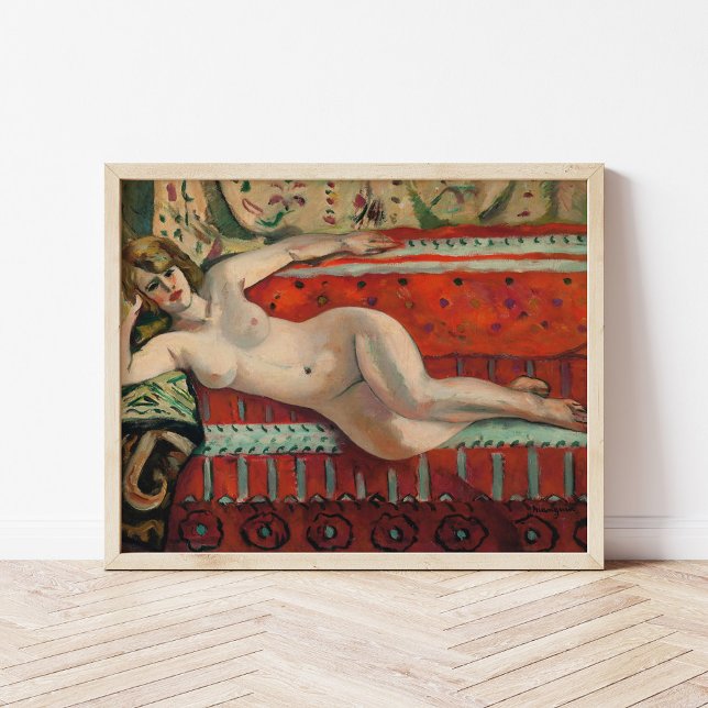 Affiche L’Odalisque, Grenouillette | Henri Manguin (Créateur téléchargé)