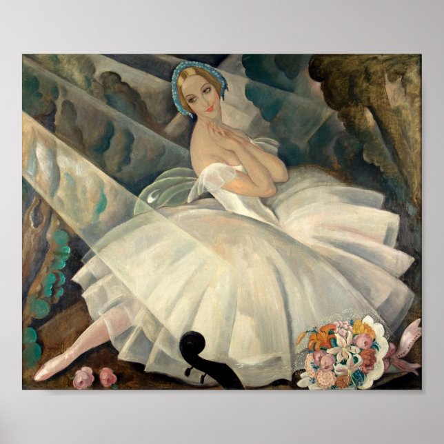 Affiche La Ballerina Ulla Poulsen - Gerda Wegener (Devant)