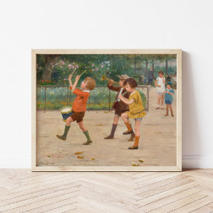 Affiche La bande des enfants   Victor Gabriel Gilbert