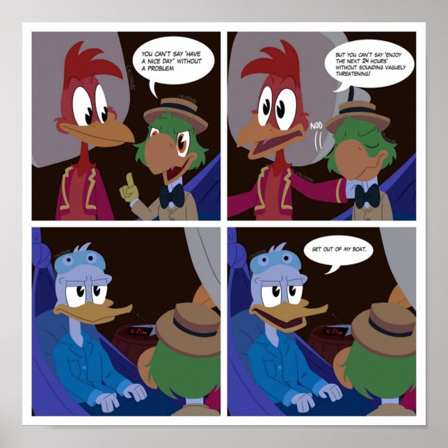 Affiche La bande dessinée des trois caballeros (Devant)