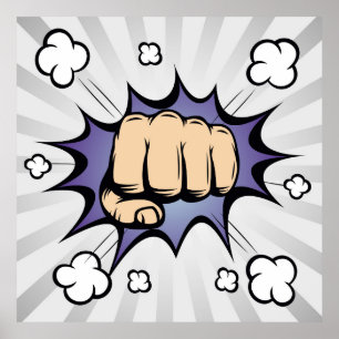 Affiche La bande dessinée pop art bulle design. illustrati