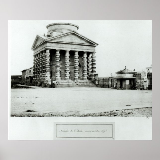 Affiche La Barrière de l'Etoile, Paris, 1858-78 (Devant)