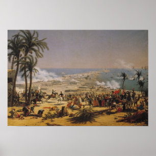 Affiche La bataille d'Aboukir, le 25 juillet 1799