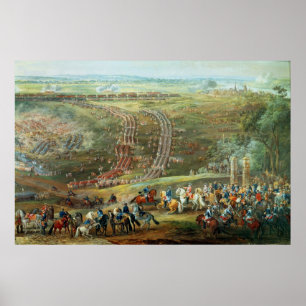 Affiche La bataille de Fontenoy, le 11 mai 1745