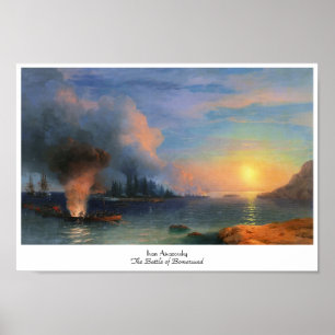 Affiche La bataille du paysage marin de Bomarsund Ivan