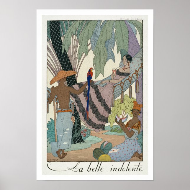 Affiche La beauté au ralenti (imprimé pochoir) (Devant)