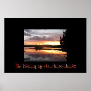 Affiche La beauté de l'Adirondacks