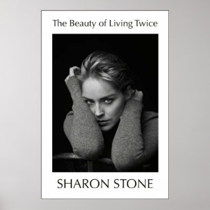 Affiche La Beauté De Vivre Deux Fois Sharon Stone Livre Co