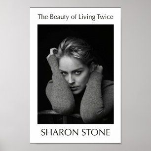 Affiche La Beauté De Vivre Deux Fois Sharon Stone Livre Co