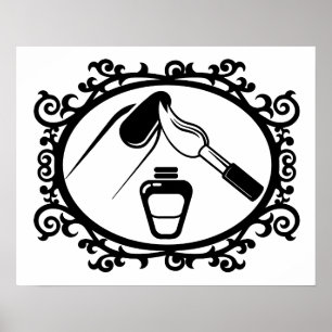 Affiche La beauté du design polonais à ongles