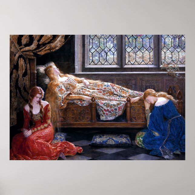 Affiche La beauté du sommeil par John Collier 1921 (Devant)