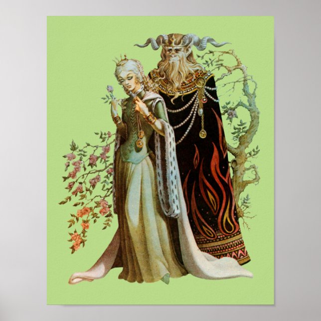 Affiche La beauté et la bête (Devant)