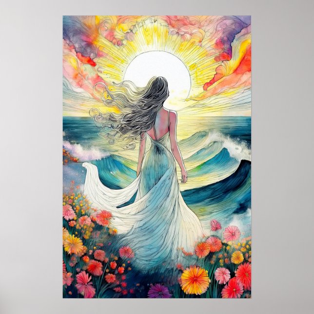 Affiche La beauté et la mer (Devant)