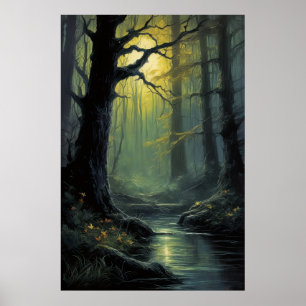 Affiche La beauté intimiste d'un marais ancien