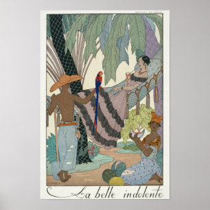 Affiche La beauté oisive (copie de pochoir)