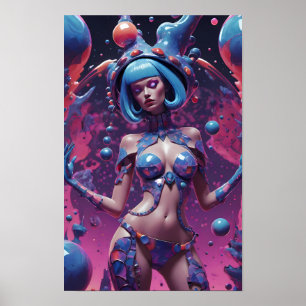 Affiche La beauté porte ma couronne - Ken Gage Art