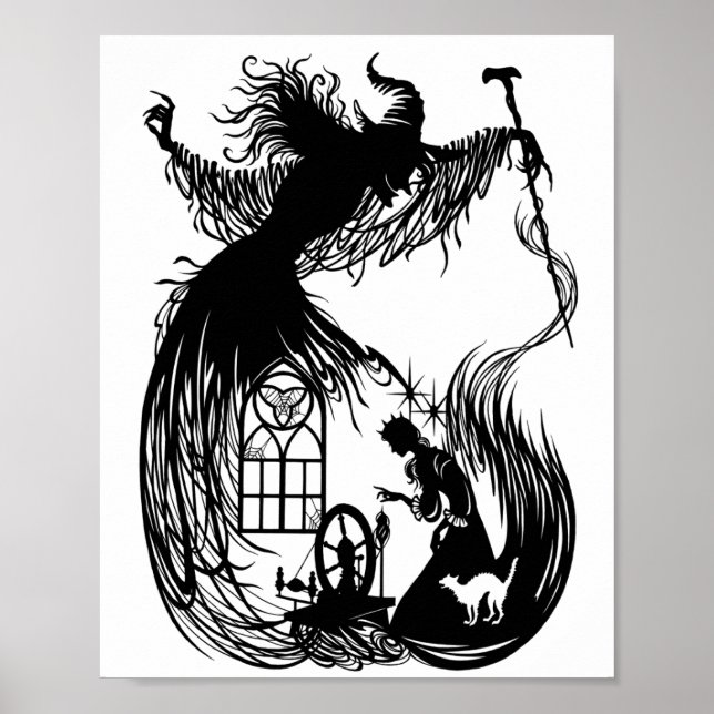 Affiche La Belle au Bois Dormant et la Sorcière Méchante (Devant)