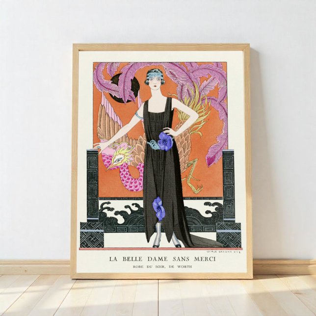 Affiche La Belle Dame sans Merci de George Barbier (Créateur téléchargé)