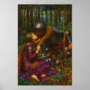 Affiche La Belle Dame sans Merci de Waterhouse