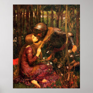 Affiche La Belle Dame sans Merci - John William Waterhouse