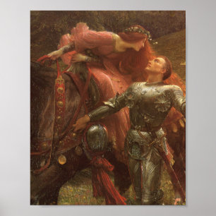 Affiche La Belle Dame sans merci Sir Frank Dicksee