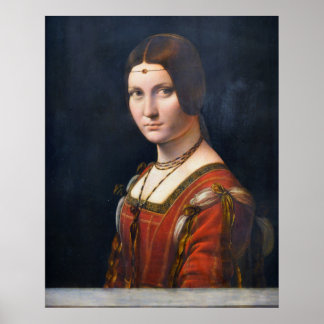 Affiche La Belle Ferronnière