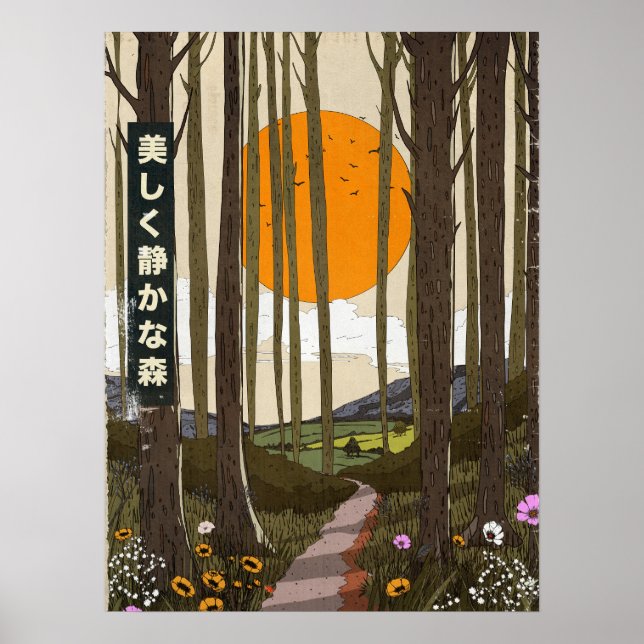 Affiche La belle forêt calme (Devant)