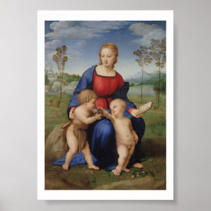 Affiche La belle jardinière – Madonna – Raphael – R