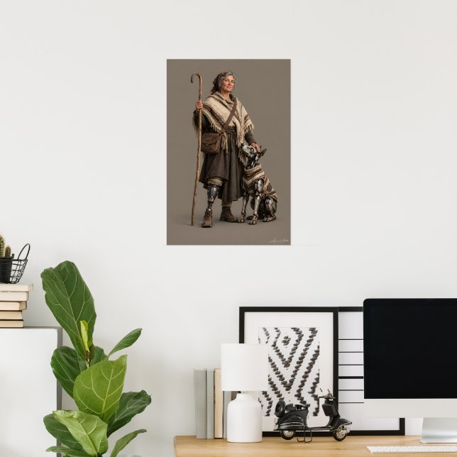 Affiche La Bergère (Bureau à domicile)