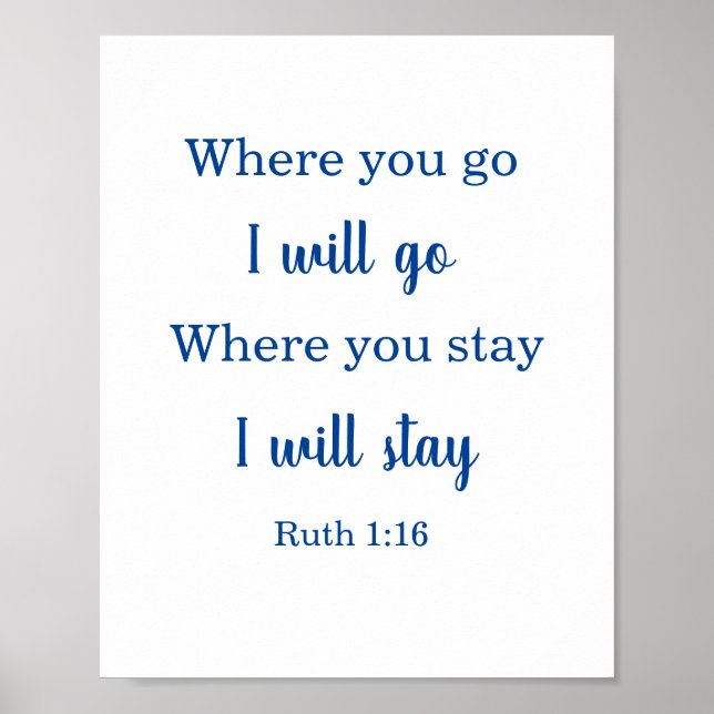 Affiche La Bible mariage Ruth (Devant)