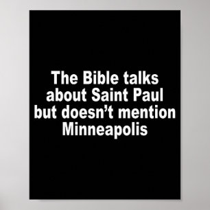 Affiche La Bible Parle De Saint-paul Mais Ne Mentionne