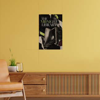 Affiche La bibliothèque de minuit – Héros éditorial gothiq