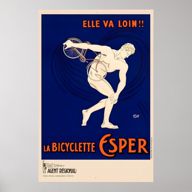 Affiche La Bicyclette Esper (Devant)