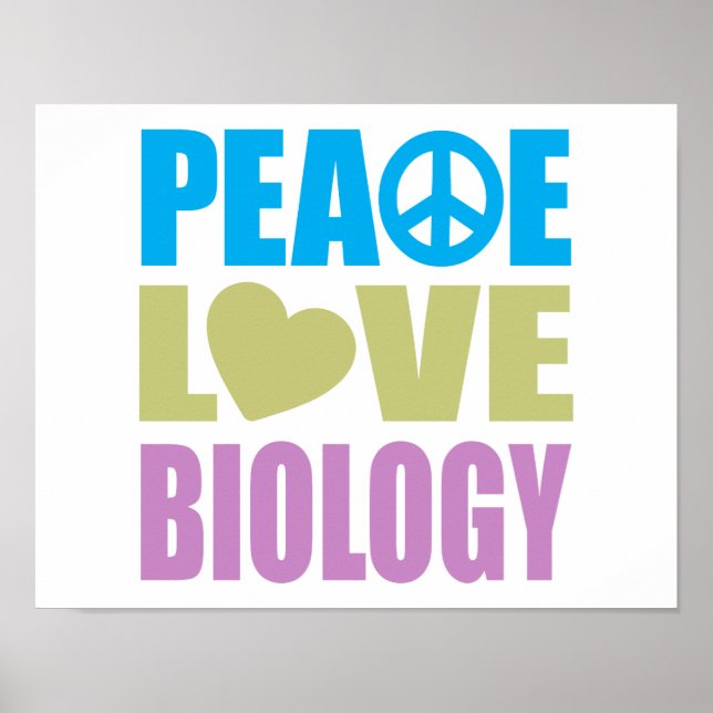 Affiche La biologie de l'amour pour la paix (Devant)