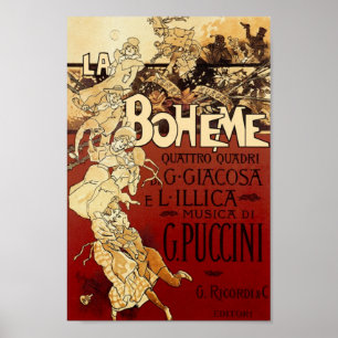 Affiche La Boheme