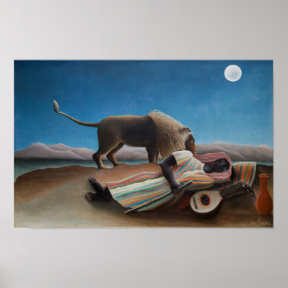 Affiche La Bohémienne endormie | Henri Rousseau |
