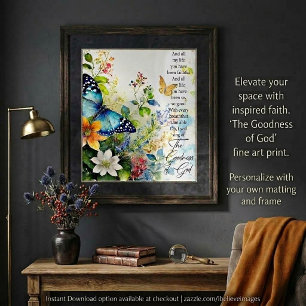 Affiche La bonté de Dieu