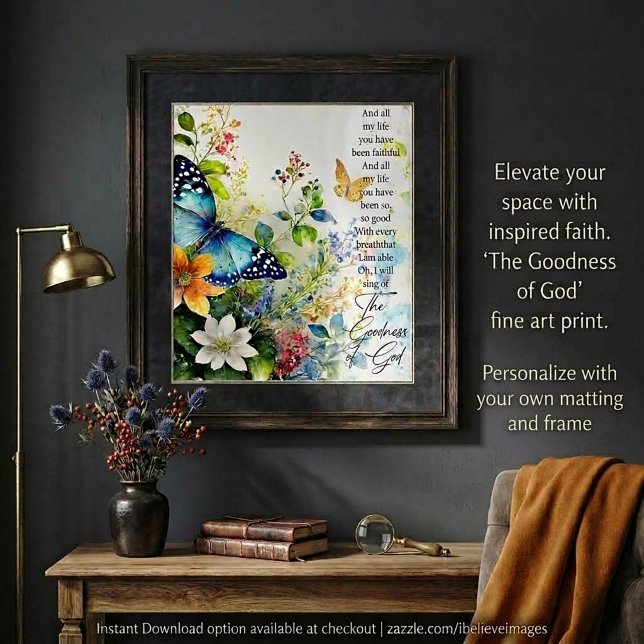 Affiche La bonté de Dieu (Créateur téléchargé)