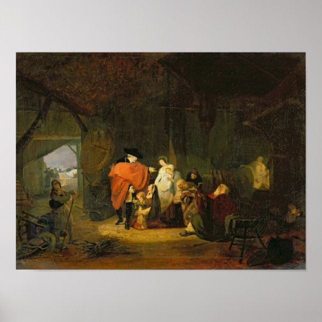 Affiche La bonté de Louis XVI (Devant)