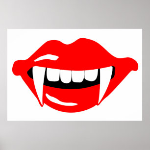 Affiche La bouche de Vampire