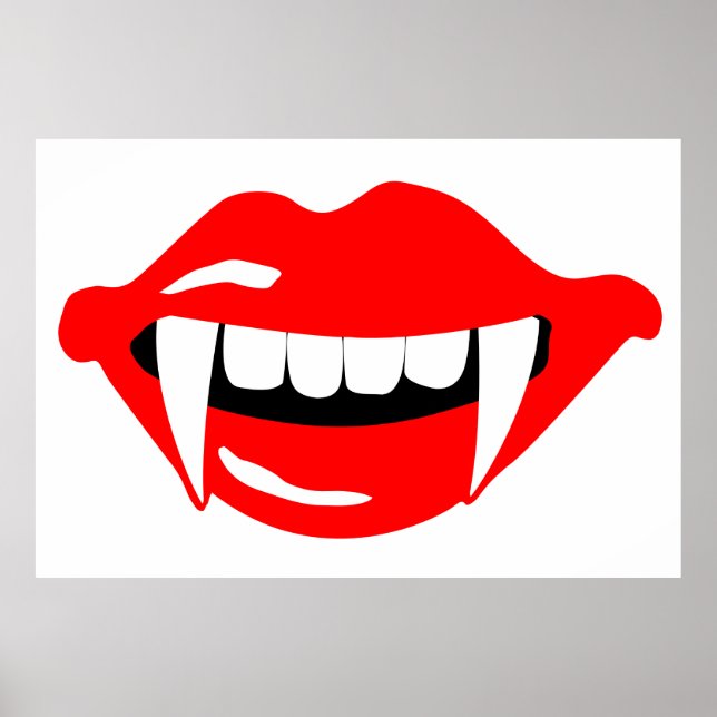 Affiche La bouche de Vampire (Devant)