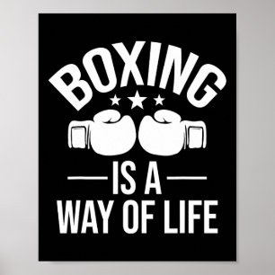 Affiche La Boxe Est Un Moyen De Vie - Kickboxing Kickboxer