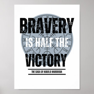 Affiche La bravoure est la moitié de la victoire