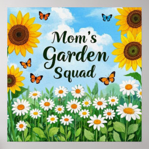 Affiche La brigade des jardins de maman Fleurs de soleil m