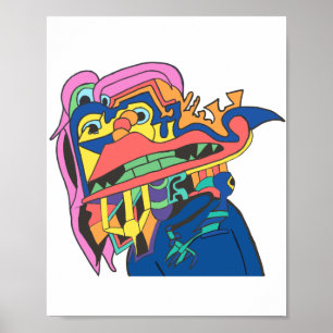 Affiche La brise de couleur