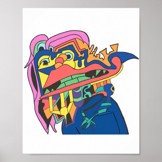Affiche La brise de couleur (Devant)