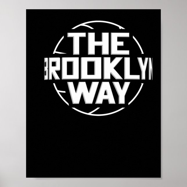 Affiche La Brooklyn Way Net Basketball  (Devant)