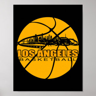 Affiche La Bysketbyll Lover Gift - Los Angeles Bysketbyll